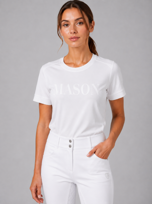 Футболка AM с надписью MASON(белый)